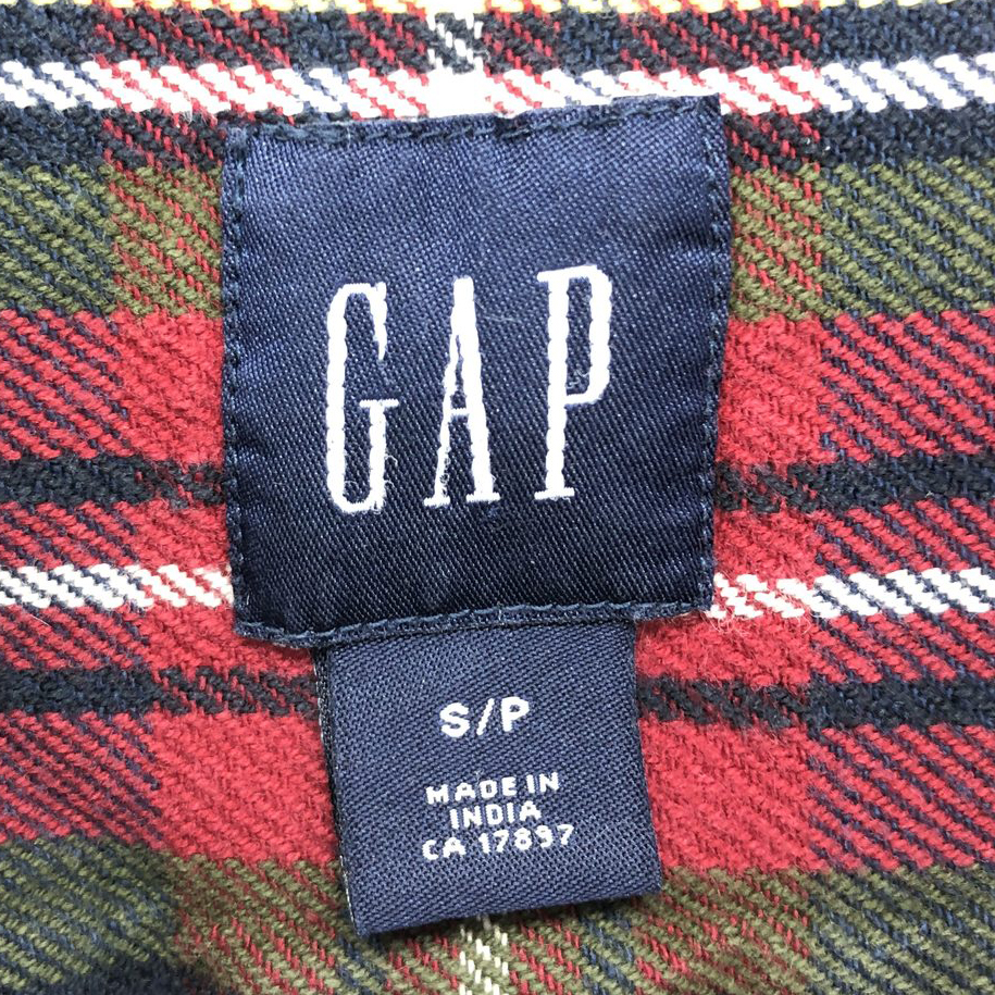 古着屋JAM GAP/ギャップ コットン・チェックシャツ
