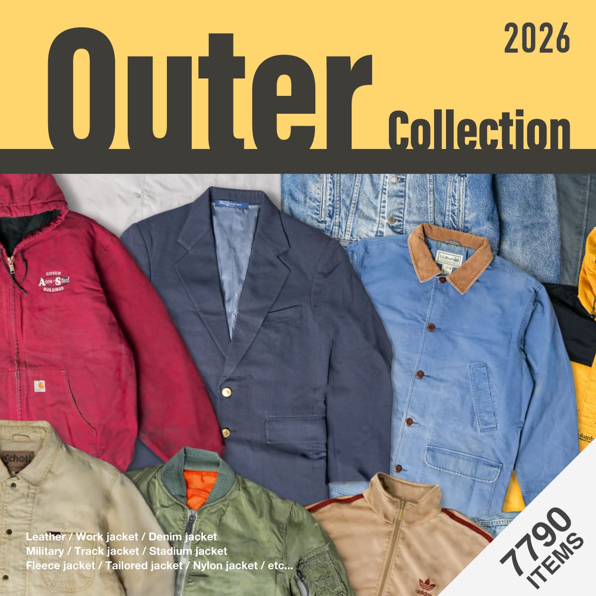 古着屋JAM OUTER COLLECTION 2026 メインビジュアル