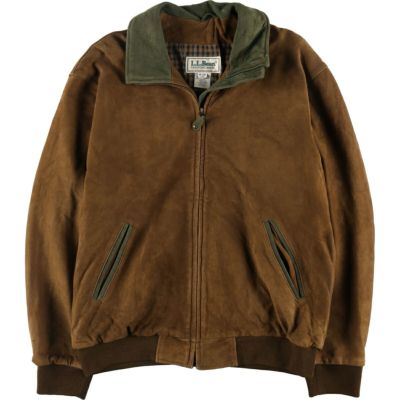 古着 80年代 エルエルビーン L.L.Bean レザーブルゾンタイプ USA