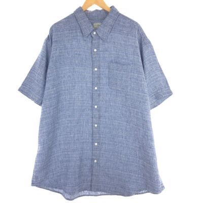 古着 エルエルビーン L.L.Bean ボーダー柄 長袖 ラガーシャツ