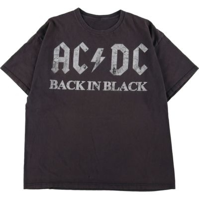 古着 AC/DC エーシーディーシー BACK IN BLACK バンドTシャツ バンT