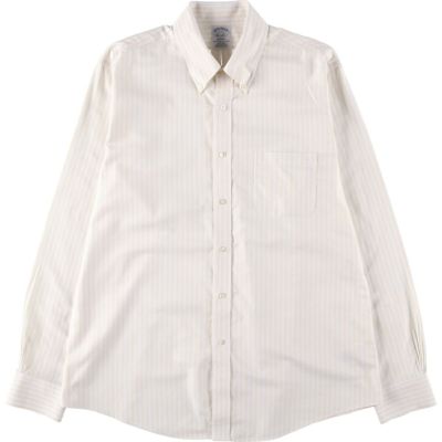古着 ブルックスブラザーズ Brooks Brothers Est.1818 REGENT 長袖 ボタンダウンストライプシャツ メンズL相当 /eaa541765 【中古】 【250501】