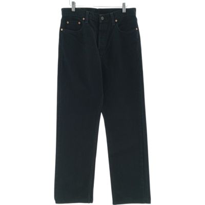 vintage Levi's ブラックストレートデニムパンツ 古着 90年代 リーバイス Levis 618-02 ブラックデニム