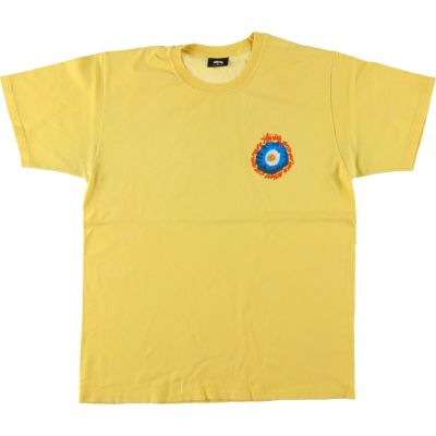 古着 ステューシー STUSSY 花柄 サーフ スケートTシャツ メンズM