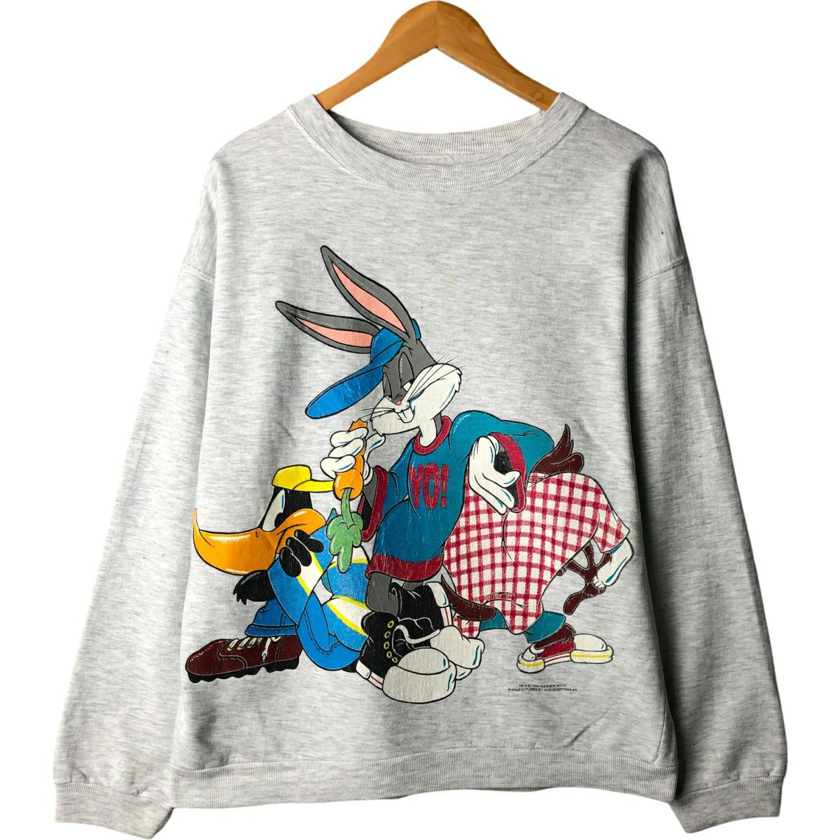  JEANS×LOONEY TUNES スウェット トレーナー 楽天市場】90s USA製 ヴィンテージ Warner Bros ワーナーブラザーズ