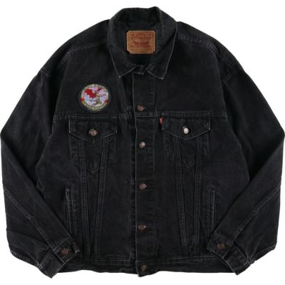 古着 90年代 リーバイス Levi's 70507-4159 ワッペンカスタム ブラック