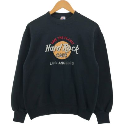 古着 80～90年代 ジャージーズ Jerzees Hard Rock CAFE ハードロックカフェ アドバタイジング スウェットシャツ トレーナー USA製 メンズM相当 ヴィンテージ /eaa540155 【中古】 【250428】
