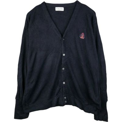 古着 70年代 キャンパス CAMPUS リブ編み アクリルニットカーディガン