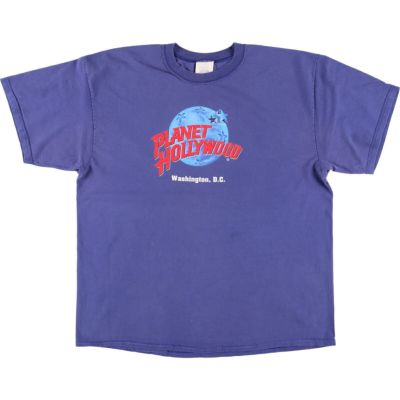 古着 PLANET HOLLYWOOD プラネットハリウッド アドバタイジングT