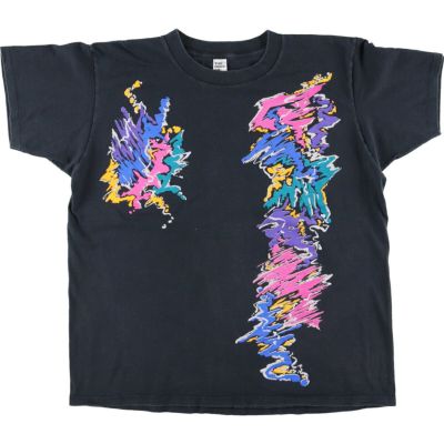 古着 80年代 プリントTシャツ メンズL ヴィンテージ /eaa447820 【中古 