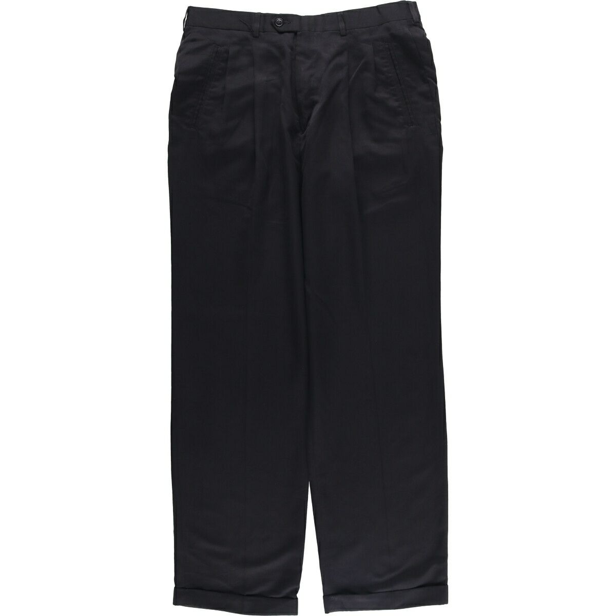 古着 ハガー HAGGAR BLACK LABEL ツータック スラックスパンツ USA製
