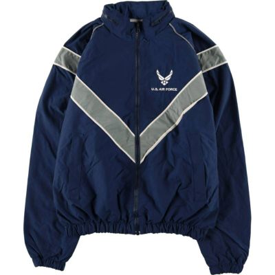 【US古着】US AIR CORP ナイロンジャケット フライトジャケット 古着 米軍 U.S.AIR FORCE PTU トレーニングジャケット ナイロン