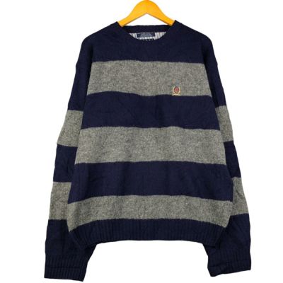 90s トミーフィルフィガー シルク53%ウール47% スター ニット セーター 90s トミーフィルフィガー シルク53%ウール47% スター ニット セーター