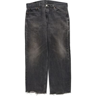 古着 90年代 リーバイス Levi's 501-0659 先染め ブラックデニム ストレートデニムパンツ カナダ製 メンズw37 ヴィンテージ  /eaa446011 【中古】 【240512】