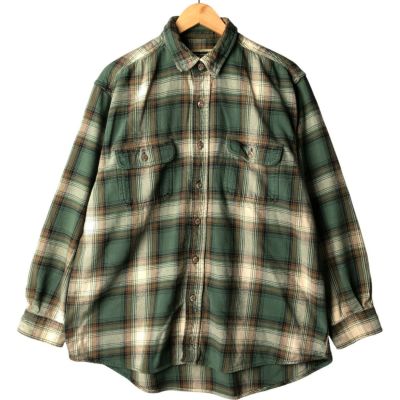 Field&Stream オンブレチェックネルシャツ（インド製・L） Field&Stream オンブレチェックネルシャツ（インド製・L）