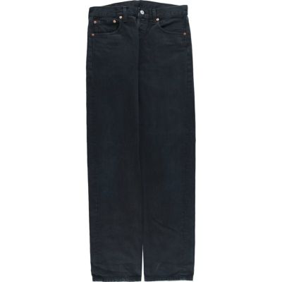 00年代 Levi´s ユーロリーバイス 501 ブラックデニムパンツ