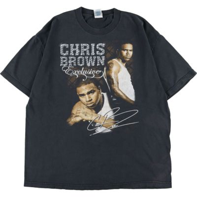 古着 00年代 ALSTYLE APPAREL&ACTIVEWEAR CHRIS BROWN 両面プリント