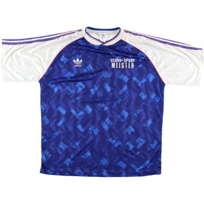 古着 80年代 アディダス adidas 総柄 サッカーユニフォーム ゲームシャツ 英国製 メンズXL相当 ヴィンテージ /eaa485280 【中古】 【241027】