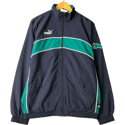 古着 90年代 プーマ PUMA KING 総柄 ウインドブレーカー メンズXXL相当