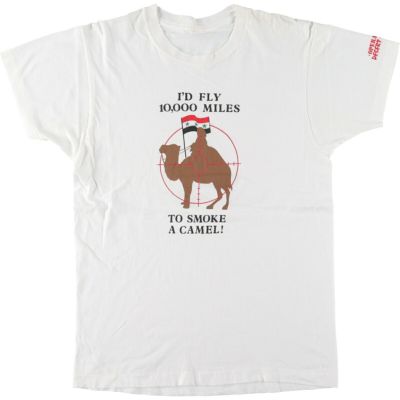 古着 90年代 CAMEL キャメル アドバタイジングTシャツ メンズM