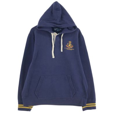 古着 ラルフローレン Ralph Lauren POLO by Ralph Lauren スウェットハーフボタンプルオーバーパーカー メンズXL相当 /eaa468560 【中古】 【241027】