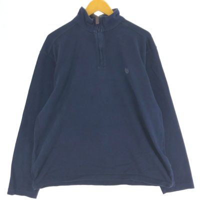 古着 チャップス CHAPS ハーフジップスウェットシャツ トレーナー メンズXL相当 /eaa462885 【中古】 【241027】