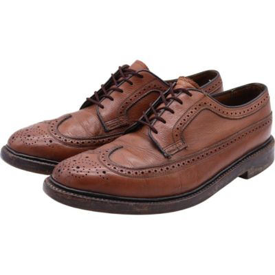 古着 70年代 フローシャイム Florsheim IMPERIAL インペリアル ウイングチップシューズ 9 1/2D メンズ27.5cm相当 ヴィンテージ /saa013327 【中古】 【250501】