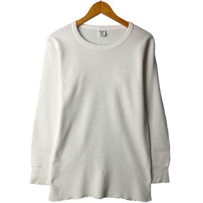 古着 J.E.MORGAN サーマルロンT ワッフル USA製 メンズXL相当