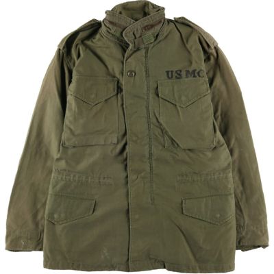80年代M-65 フィールドジャケット　エンジ　赤　アメリカ製　ヴィンテージ　珍 80年代M-65 フィールドジャケット エンジ 赤 アメリカ製
