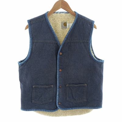 Carhartt  (カーハート)  ボアデニムランチコートUSA製プリントタグ b-fujiyama_chjt007