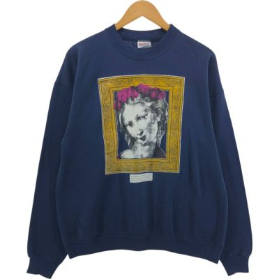 古着 90年代 ヘインズ Hanes ACTIVEWEAR プリントスウェットシャツ トレーナー USA製 メンズXL相当 ヴィンテージ /eaa536490 【中古】 【250429】
