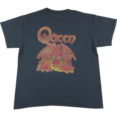 古着】クイーン QUEEN バンド ビッグロゴノースリーブ Tシャツ