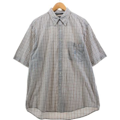 古着 90年代 ノーティカ NAUTICA 半袖 ボタンダウン チェックシャツ メンズL相当 ヴィンテージ /eaa543767 【中古】 【250429】