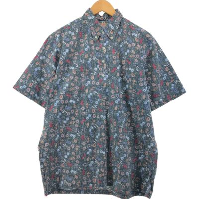 古着 90年代 レインスプーナー REYNSPOONER COMMEMORATIVE CLASSICS 総柄 ハイビスカス柄 プルオーバー ハワイアンアロハシャツ ハワイ製 メンズM相当 ヴィンテージ /eaa543510 【中古】 【250430】