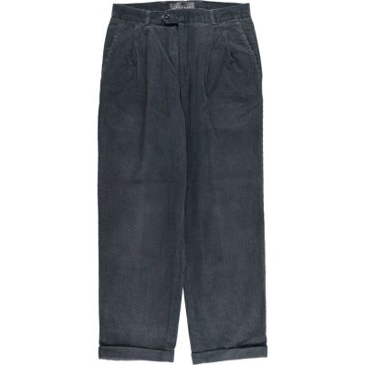 古着 SAVANE ツータック コーデュロイパンツ メンズw32相当 ツ