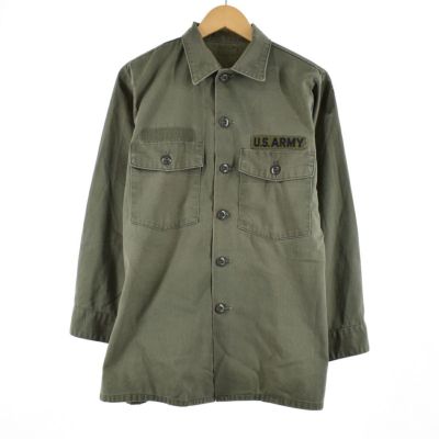 古着 72年納品 米軍実品 U.S.ARMY ミリタリー ユーティリティシャツ