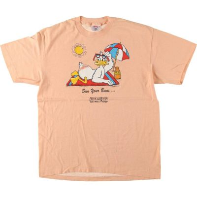 古着 80年代 TEE JAYS プリントTシャツ USA製 メンズXL相当 ヴィンテージ /eaa541452 【中古】 【250501】 【Elulu/エルル】