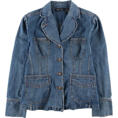 古着 JONES NEW YORK リネンテーラードジャケット レディースL