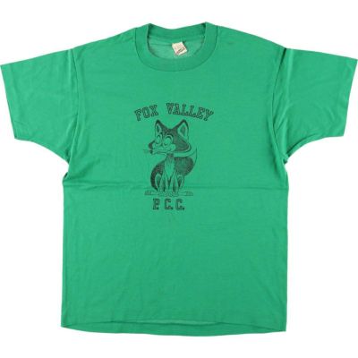 古着 80年代 スクリーンスターズ SCREEN STARS キツネ柄 プリントTシャツ USA製 メンズL相当 ヴィンテージ /eaa543096 【中古】 【250501】 【Elulu/エルル】