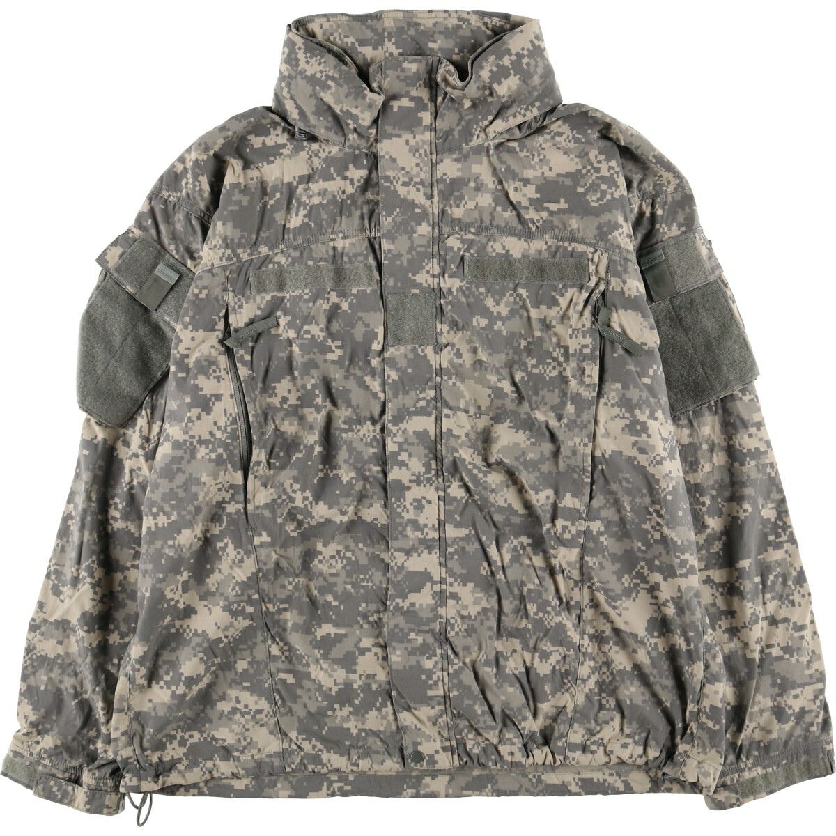 古着 米軍実品 JACKET SOFT SHELL COLD WEATHER 迷彩柄 ACU デジタル