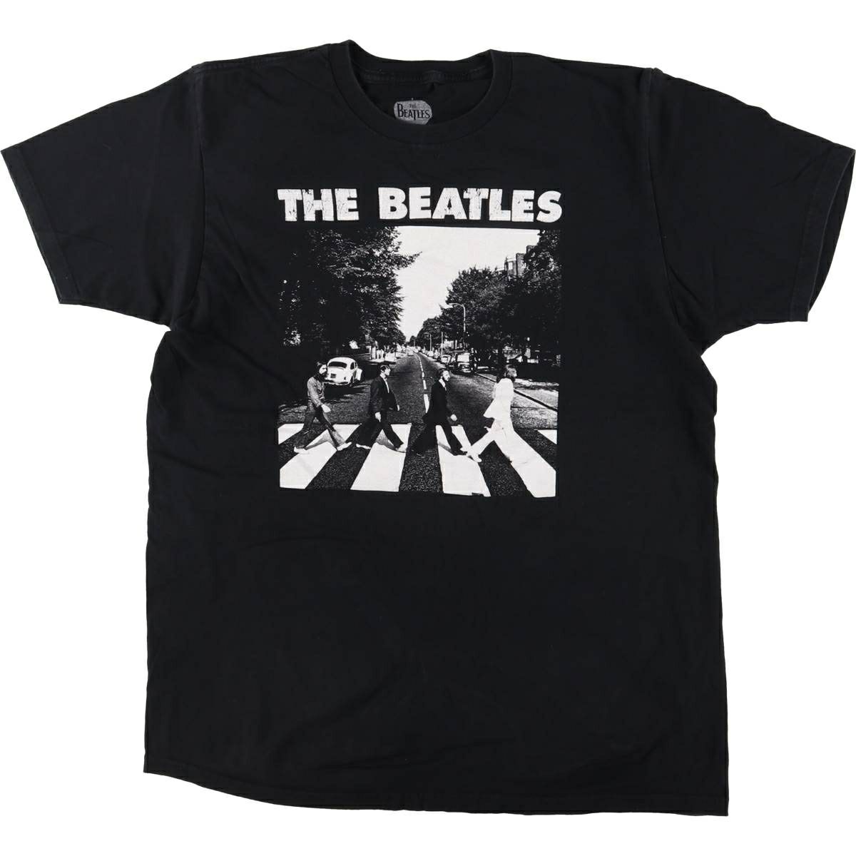 古着 00年代 THE BEATLES ビートルズ バンドTシャツ バンT メンズL相当  