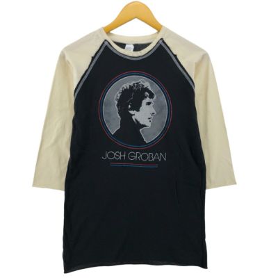 古着 JOSH GROBAN ジョシュグローバン カットオフ 七分袖 ラグラン バンドTシャツ バンT USA製 レディースL相当 /eaa503039 【中古】 【241113】
