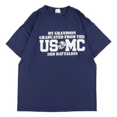 古着 SOFEE U.S.M.C アメリカ海兵隊 両面プリント プリントTシャツ ...