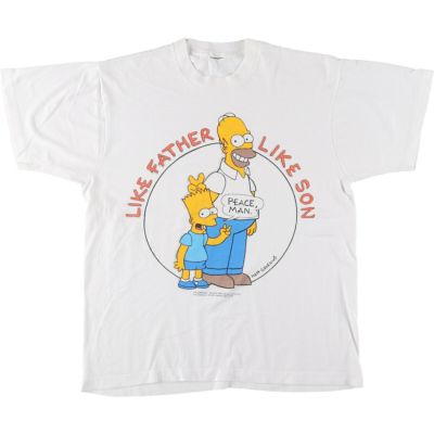 古着 90年代 THE SIMPSONS ザシンプソンズ キャラクタープリント