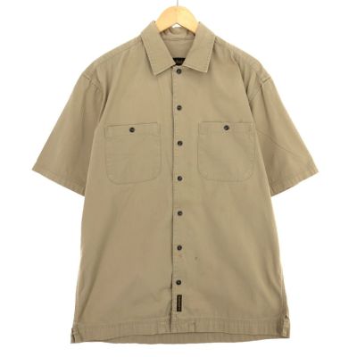 古着 ティンバーランド Timberland WEATHERGEAR 半袖 ボックスシャツ メンズL /eaa443745 【中古】 【240516】 【SS2409_30%】