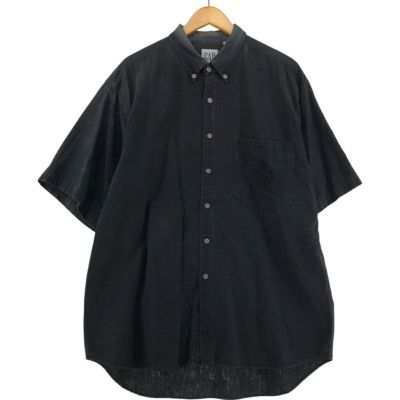 古着 90年代 ギャップ GAP オールドギャップ 半袖 コットン×リネン ボタンダウンシャツ メンズL相当 ヴィンテージ /eaa543727 【中古】 【250502】