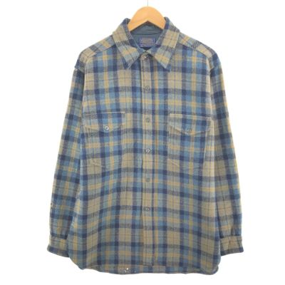 古着 60年代 ペンドルトン PENDLETON オンブレチェック ウールシャツ