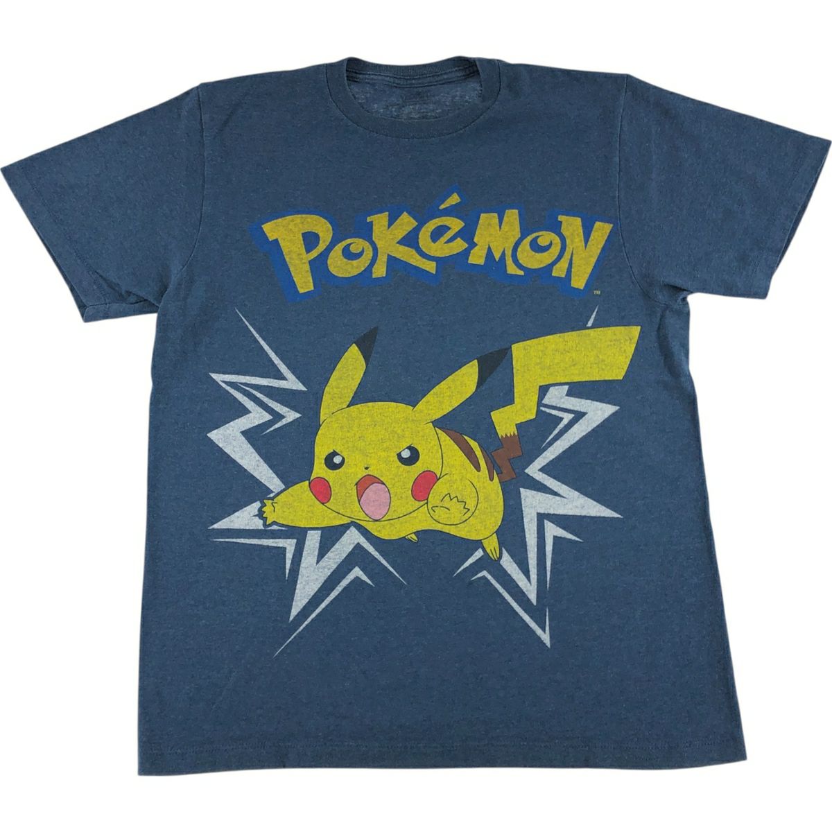 古着 POKEMON ポケモン ピカチュウ キャラクタープリントTシャツ