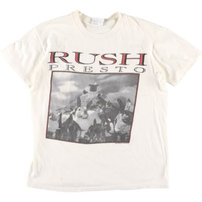 古着 00年 ヘインズ Hanes RUSH ラッシュ バンドTシャツ バンT メンズS