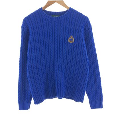 Ralph Lauren - 古着 ラルフローレン Ralph Lauren LAUREN リブ編み コットンニットセーター レディースS相当 /eaa491652 古着 ラルフローレン Ralph Lauren LAUREN RALPH LAUREN